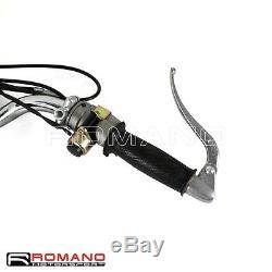 Chrome Motorcycle Handlebar Brake Lever Hand Grip Control Switch Set For BMW R75