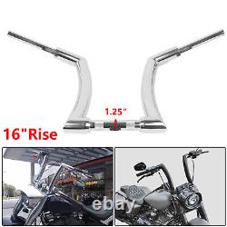 Compatible With Harley Dyna Sportster XL883 1200 16 Hanger Handlebar Drag Bars