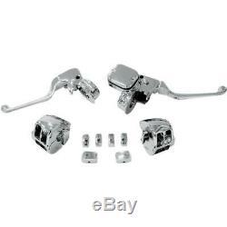 Drag Specialties 0610-0533 Chrome Handlebar Control Kit with Mechanical Clutch
