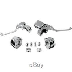 Drag Specialties 0610-0533 Chrome Handlebar Control Kit with Mechanical Clutch