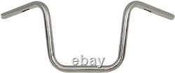 Drag Specialties Motorcycle Ape Hanger Narrow Handlebar Chrome 10 x 1 Inch