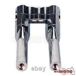 For Harley Dyna Softail Sportster XL 6+1 Pullback Style Handlebar Riser 1'' Bar