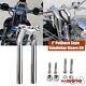 For Harley Sportster Softail Flsl Handlebar Pullback Risers 12 + 1 Rise Chrome