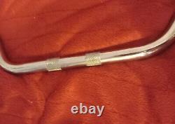 Genuine Harley Davidson ROAD KING Buckhorn Style Chrome Dimpled Handle Bars