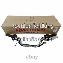 Genuine Royal Enfield Meteor 350 Handlebar Complete Satin Chrome