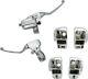 Harddrive'08-16 Handlebar Cable Clutch Style Controls Chrome 53600