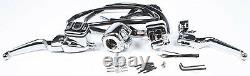 HARDDRIVE 9/16 Handlebar Controls Chrome with Switches 26-129