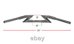 Handlebar 1 Chrome Z-Bar 1.25 with Cable Holes