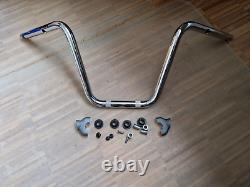 Handlebar Chrome APE Hanger + Riser Kit Triumph Bobber, Black