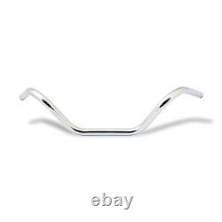 Handlebar Chrome-Plated Mens 1 (25,4mm) Mod. Buckhorn With Glands Dry Wire for