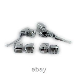 Handlebar Controls Chrome for Harley-Davidson 96-13 Single Disc Brake