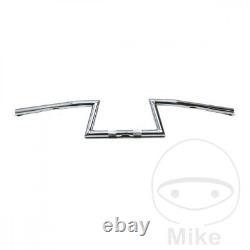 Handlebar Fehling steel chrome 25.4 mm with cable notch Z tube