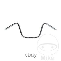 Handlebar Fehling steel chrome 25.4 mm with cable notch chopper high