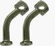 Handlebar Motorcycle Risers Pair 5inch Chrome Pull Back