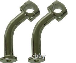 Handlebar Risers 5 Chrome Pull Back Pair