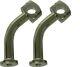 Handlebar Risers 5 Chrome Pull Back Pair