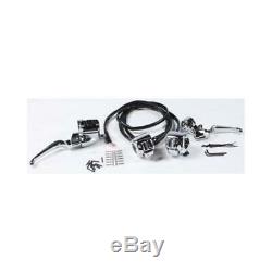 HardDrive 26-128 Handlebar Controls with Switches 11/16in. Chrome