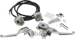 HardDrive Handlebar Controls with Switches, 9/16in. Chrome 26-129