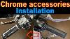 Harley Davidson Dyna Chrome Switch Housing U0026 Levers Handlebar Grips Regulator Cover Installation