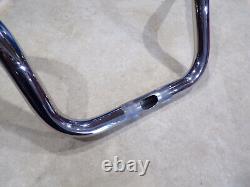 Harley Davidson genuine handlebars chrome 33 wide 1 1/4 25mm grips 32mm clamps