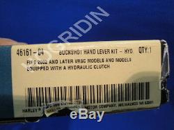 Harley buckshot v rod vrsc handlebars chrome hand controls levers kit 46161-04