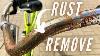 How To Remove Rust Coating From Chrome Bicycle Parts Handlebar Comutter Lady Bike Restoration