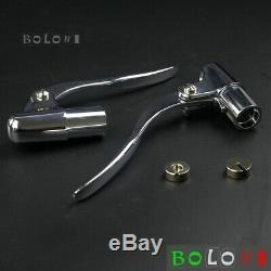 Motorcycle Chrome Clutch Brake Lever Hand Control Lever For 1 Handlebar Harley