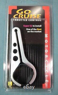 NEW Go Cruise Universal Motorcycle Throttle Control for 1 Handle Bar /L/ Chrome
