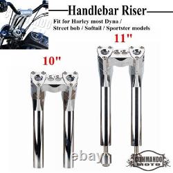 Pullback Style Handlebar Riser For 1 Bars For Harley Sportster Dyna Softail