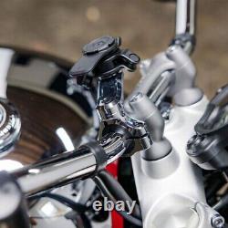 Quad Lock Motorcycle Handlebar Mount PRO Chrome