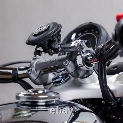 Quad Lock Motorcycle Handlebar Mount PRO Chrome