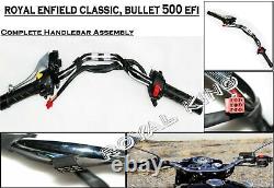 Royal Enfield Classic 500 & Bullet 500 Complete Chrome Handlebar Assembly