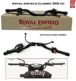 Royal Enfield Handlebar Assembly For Classic 350 Stealth Black
