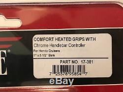 Show Chrome Comfort Heated Grips & Handlebar Controls Honda Cruiser 1 Handlebar