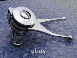 Superb quality new chromed brass DUAL AIR / MAG LEVER 7/8 handlebars right hand