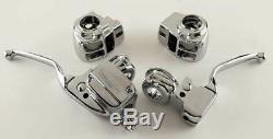 Ultima Chrome 15mm Handlebar Controls for Touring with Radio Cruise Control 08-13