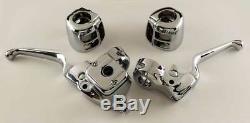Ultima Chrome 9/16 Bore Handlebar Controls for 07-Later Softail & Dyna Models