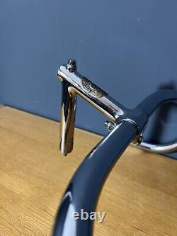 Ultra Rare Cinelli Mod 15 Road/Track Bike Steel Handlebars Stem Chrome c. 1950's