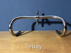 Ultra Rare Cinelli Mod 15 Road/Track Bike Steel Handlebars Stem Chrome c. 1950's