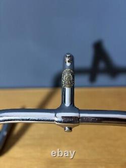 Ultra Rare Cinelli Mod 15 Road/Track Bike Steel Handlebars Stem Chrome c. 1950's