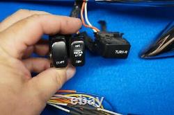 Z-bars Internal Wired Harley FXR Sportster Dyna Softail Controls Switches 13down