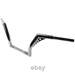 1-1/4 Guidon Ape Hanger avec élévation de 10 pouces pour Harley-Davidson FXST 93-93