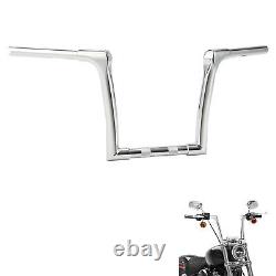 1-1/4 Poignées de guidon de type Ape Hangers de 10 pouces de hauteur, adaptées pour Harley Fat Boy Low Rider 2018+