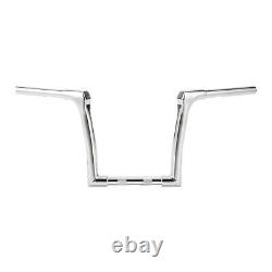 1-1/4 Poignées de guidon de type Ape Hangers de 10 pouces de hauteur, adaptées pour Harley Fat Boy Low Rider 2018+