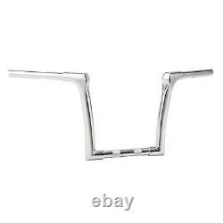 1-1/4 Poignées de guidon de type Ape Hangers de 10 pouces de hauteur, adaptées pour Harley Fat Boy Low Rider 2018+