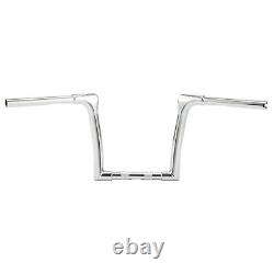 1-1/4 Poignées de guidon de type Ape Hangers de 10 pouces de hauteur, adaptées pour Harley Fat Boy Low Rider 2018+