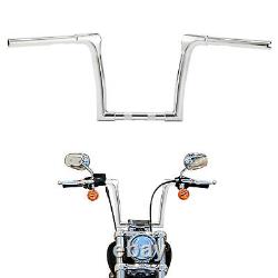 1-1/4 Poignées de guidon de type Ape Hangers de 10 pouces de hauteur, adaptées pour Harley Fat Boy Low Rider 2018+