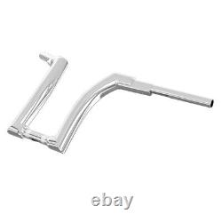 12 Monte Ape Hanger Chrome Guidon Fit Pour Harley Touring Street Glides 14-23
