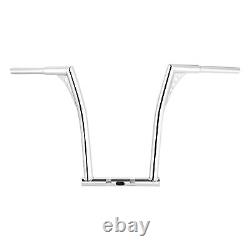 18 élévation guidon barre de poignée de 1-1/4'' Fat Ape Hanger adapté pour Harley Dyna FLD 2012-2016