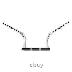 18 élévation guidon barre de poignée de 1-1/4'' Fat Ape Hanger adapté pour Harley Dyna FLD 2012-2016